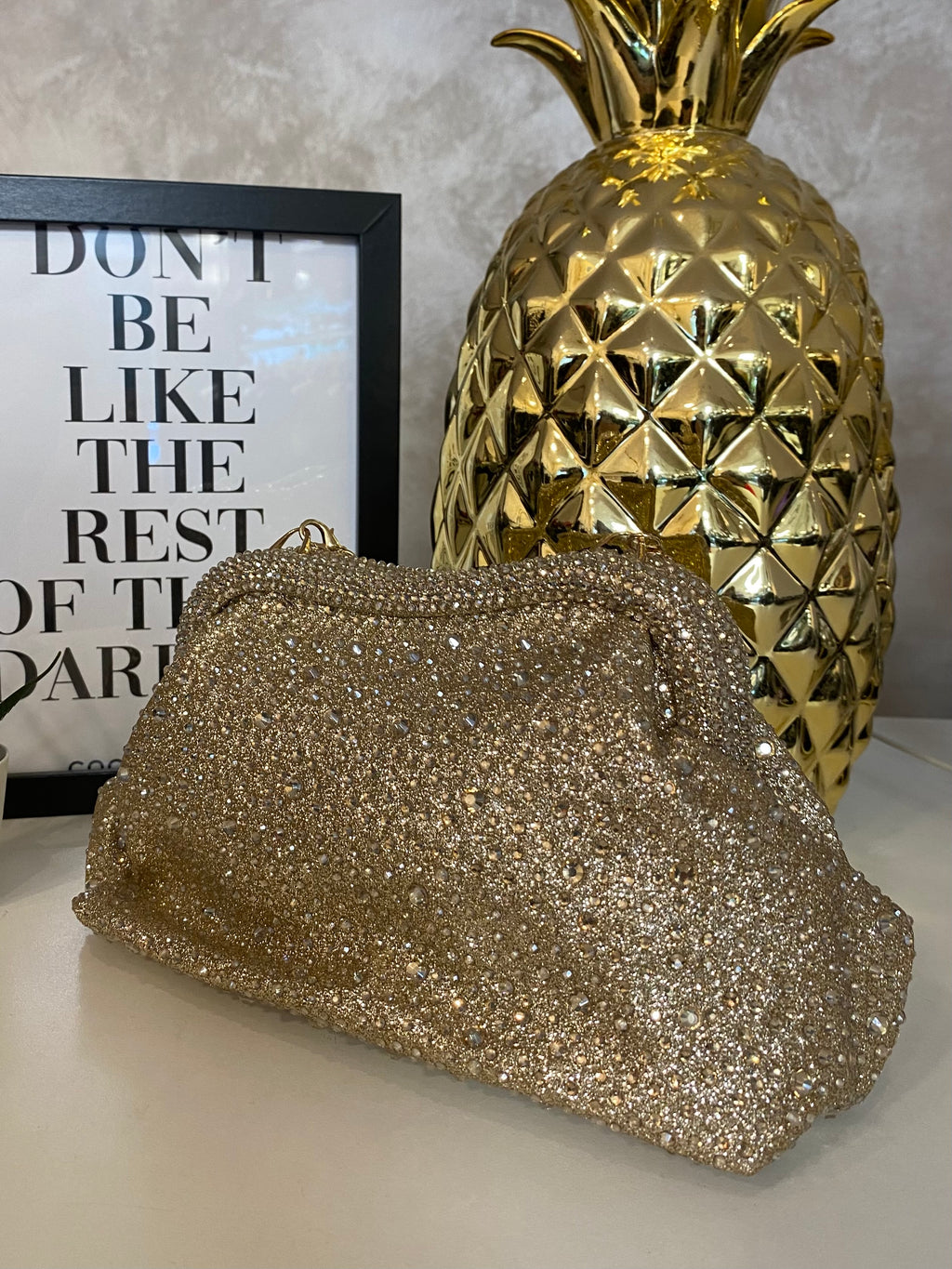Clutch bag Golden