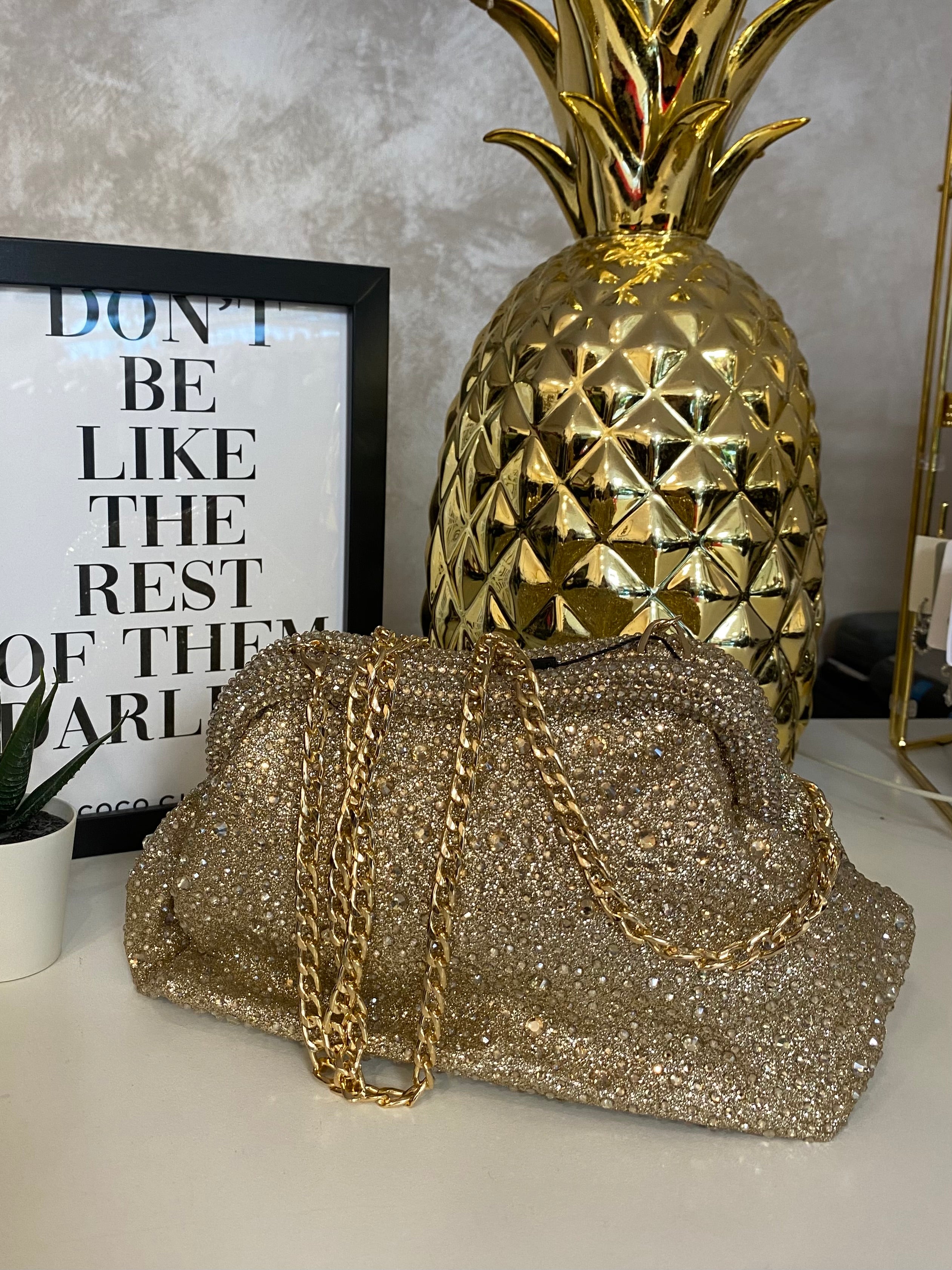 Clutch bag Golden